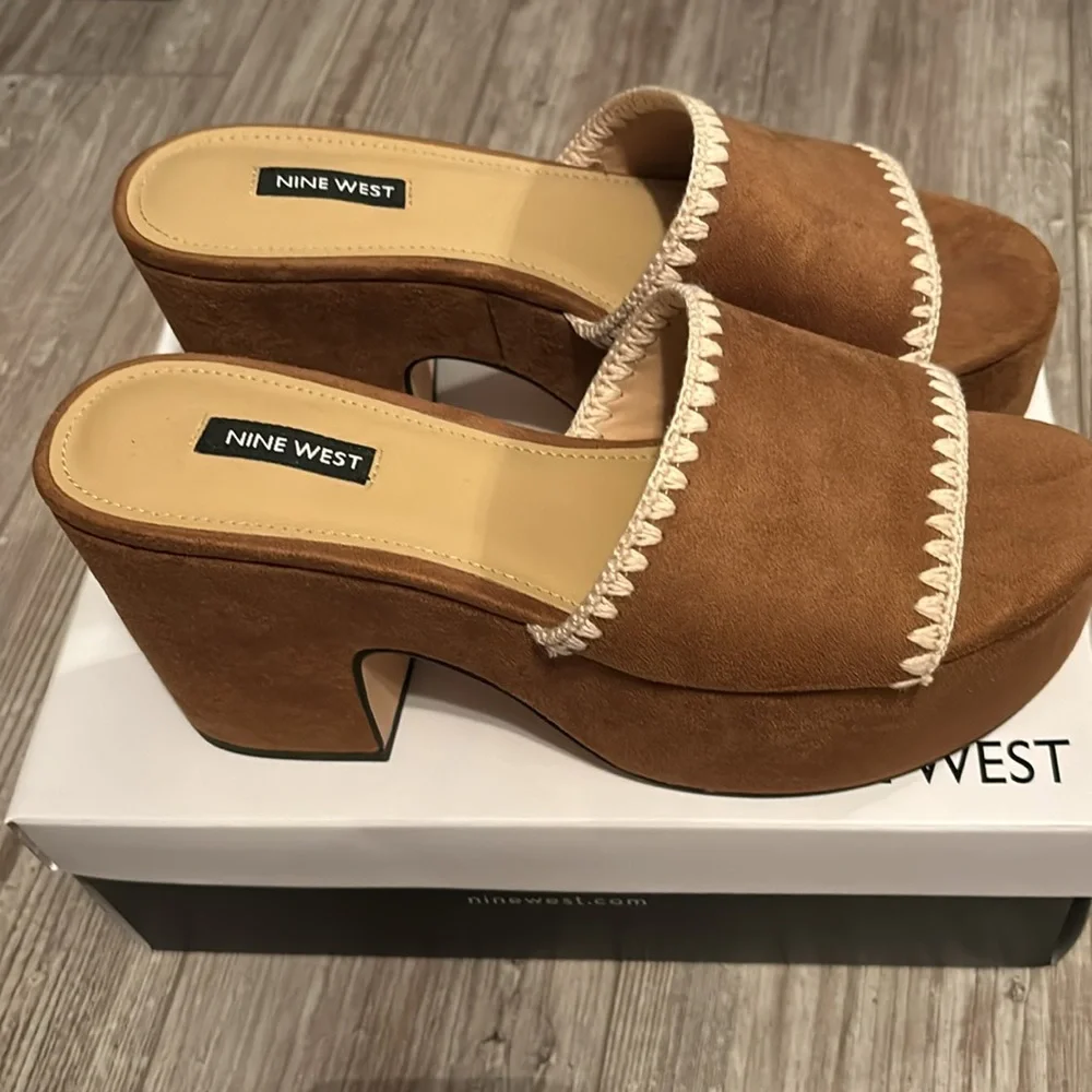 Nine West yickie2 medium brown‎ size 9.5
